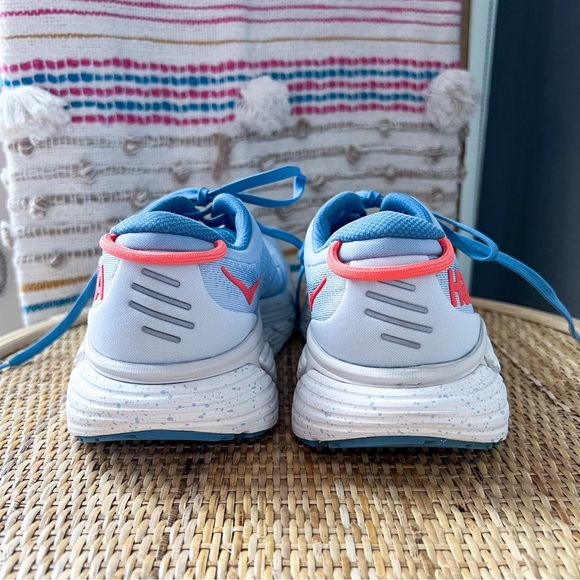 Hoka One One Gaviota 4 Blue Fog a Plein Air Road-Running Sneakers Size 7 Wide - Picture 5 of 8